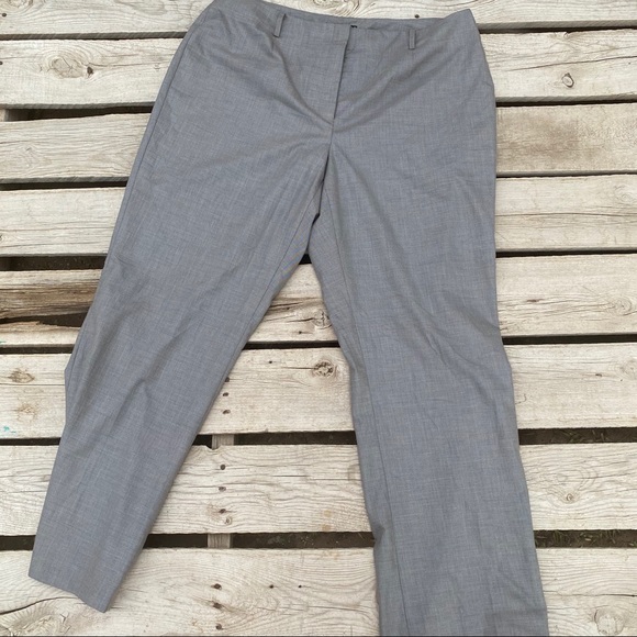 Apostrophe Pants - Apostrophe woman gray dress formal pants plus 18w